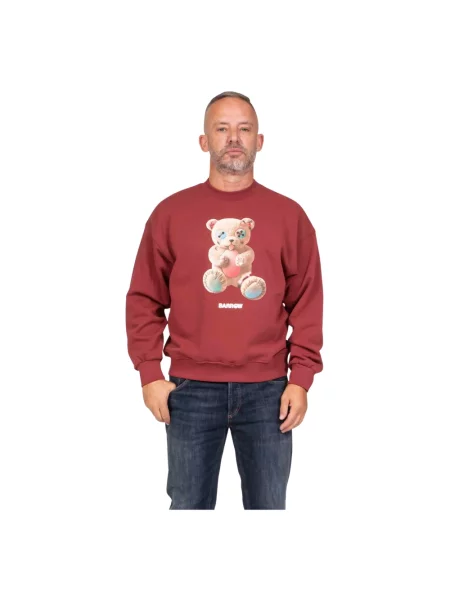 Bluza z kapturem Barrow z kapturem czerwona
