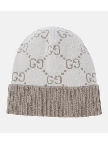 Căciulă Gucci din cașmir gri