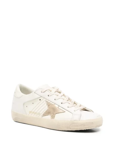Sneakerși Golden Goose din piele alb