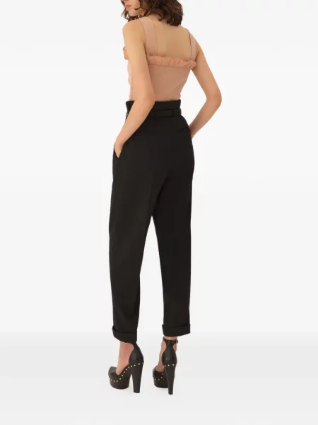 Pantaloni Chloé plisate negru