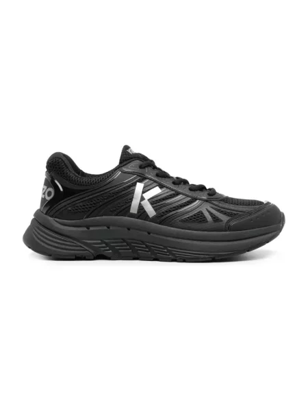 Sneakersy Kenzo sznurowane z logo czarne