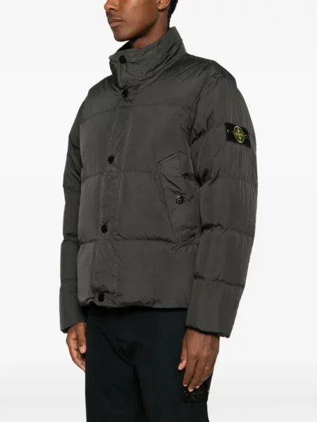 Geacă Stone Island cu strasuri gri