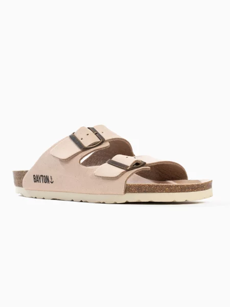 Bayton Saboți roz pastel negru