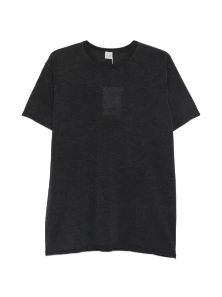 Scurt top Toteme tricotate gri