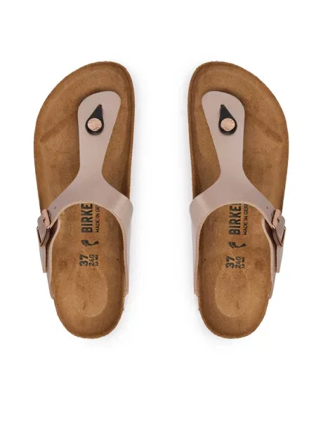 Japonki BIRKENSTOCK Gizeh BF Narrow copper | WYSYŁKA W | 30 DNI NA ZWROT różowe