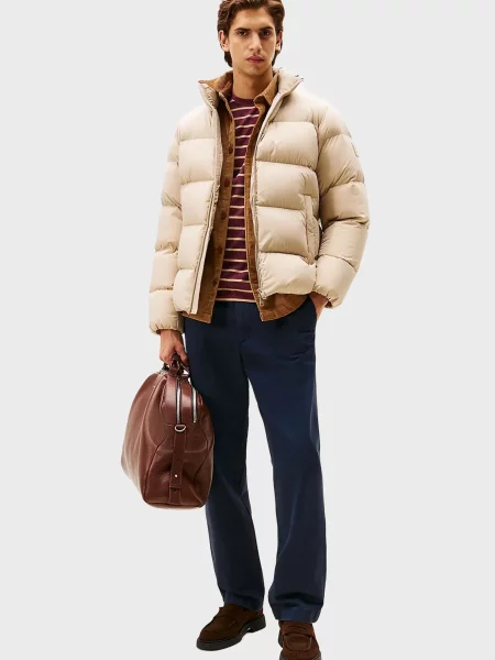 Пуховик Tommy Hilfiger бежевий