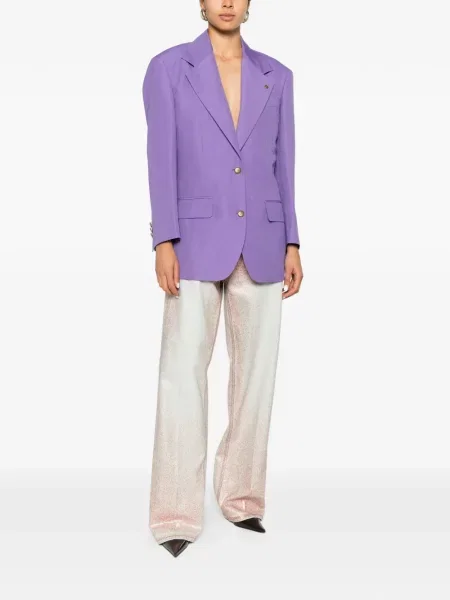 Sacou Versace cu rever violet