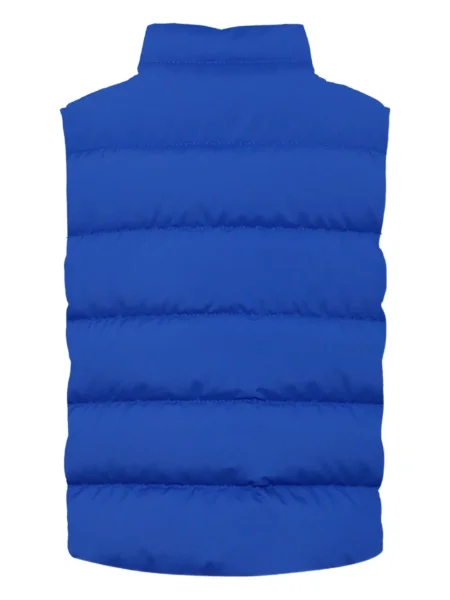 Kamizelka puchowa dziecięca Moncler Enfant niebieska