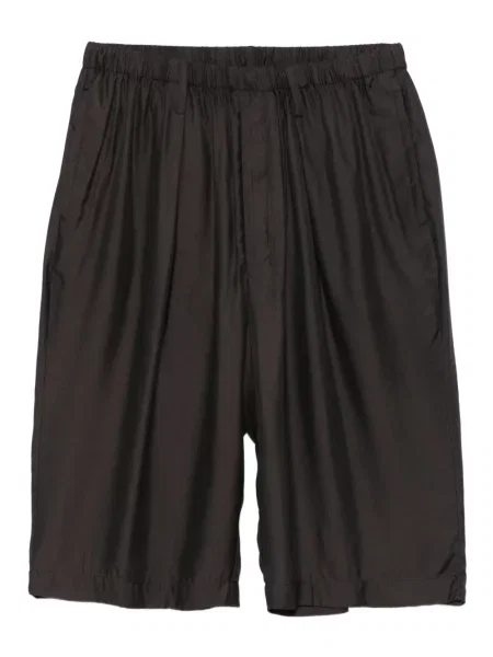 Szorty Frenken plisowane brązowe