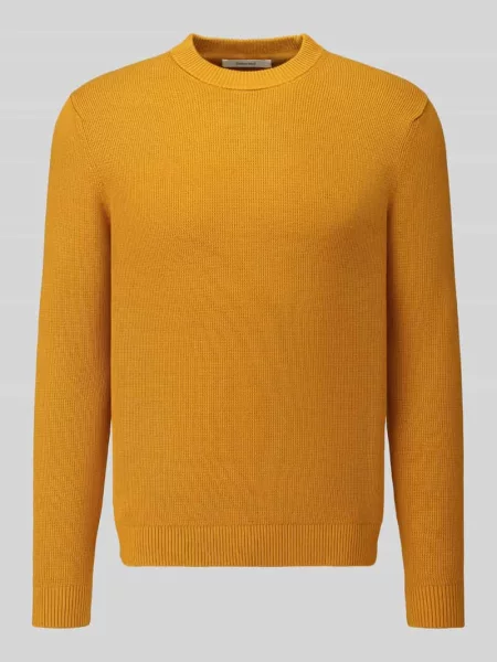Sweter o kroju regular fit z czystej bawełny model DANE' Selected
