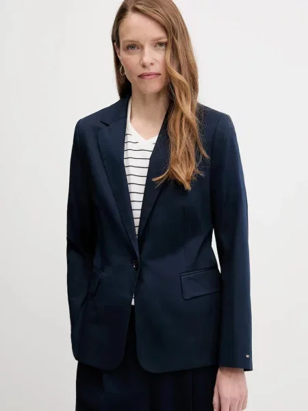 Suknjič Tommy Hilfiger mornarsko modra