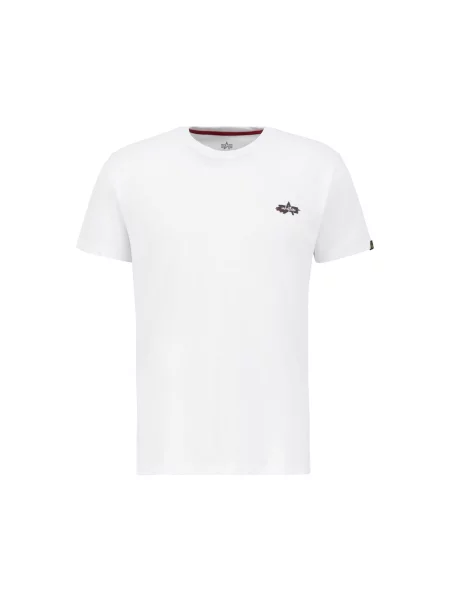 ALPHA INDUSTRIES Tricou sângeriu / negru alb