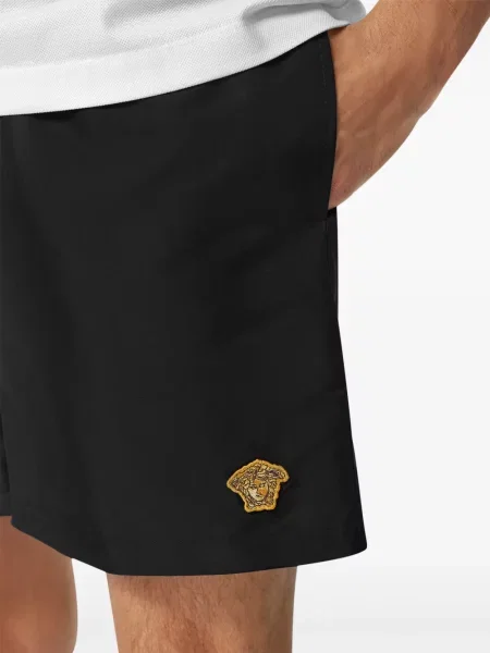 Παντελόνι κολύμβησης Versace με κέντημα μαύρο