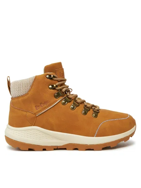 Členková obuv Lee Cooper hnedá