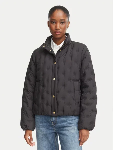 Tommy Hilfiger Пухено яке черен