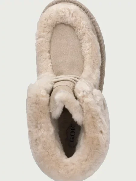 Velúr csizma Goe bézs