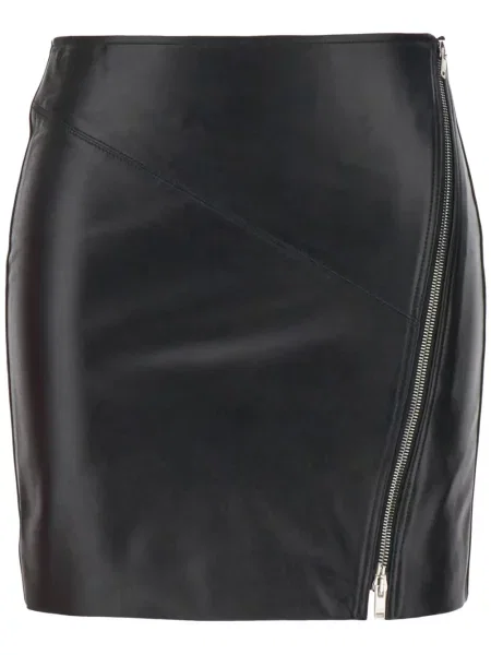 Fustă din piele Isabel Marant negru