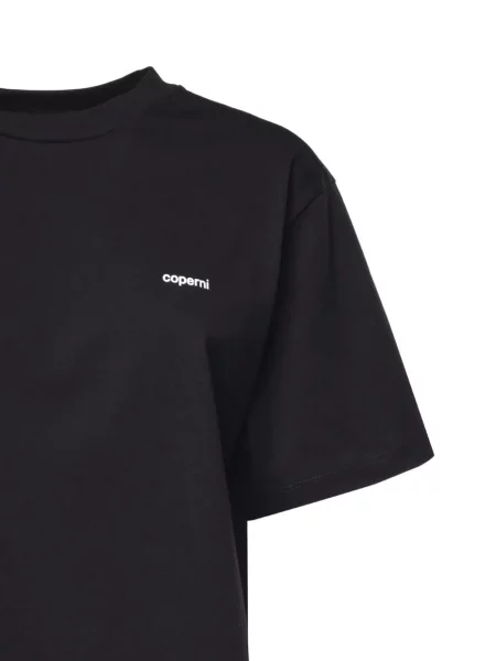 Tricou Coperni cu imagine cu cataramă negru