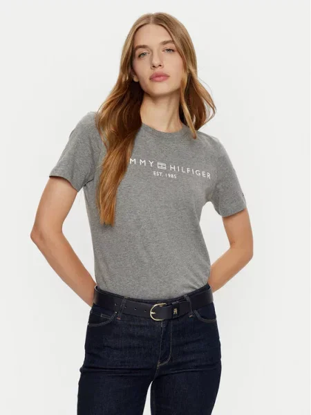 Tommy Hilfiger kratka majica siva