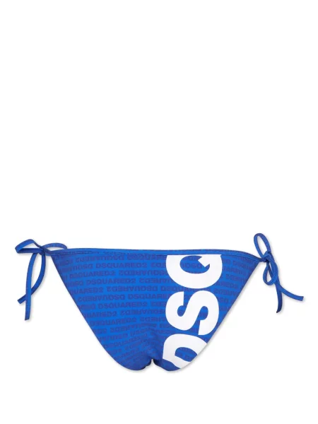 Raštuotas bikinis Dsquared2 mėlyna