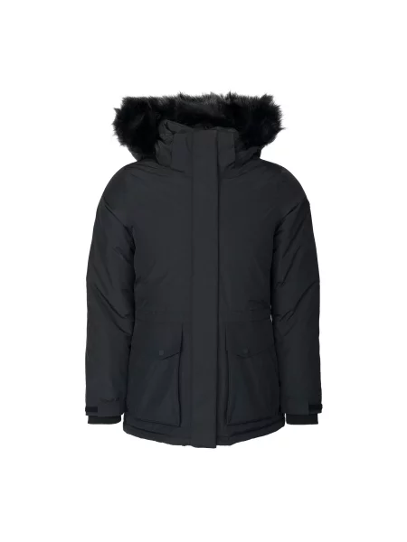 Kurtka turystyczna CMP Parka Zip Hood przeciwdeszczowa czarna