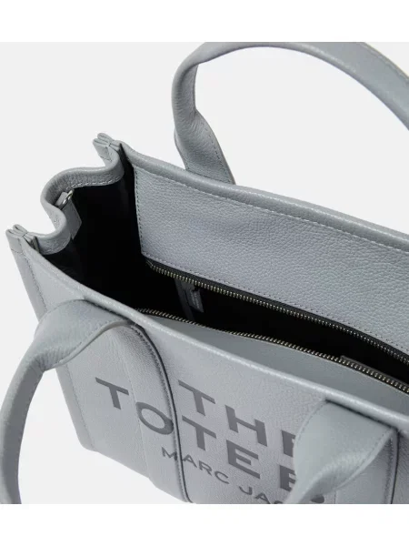 Geanta de piele Marc Jacobs din piele gri