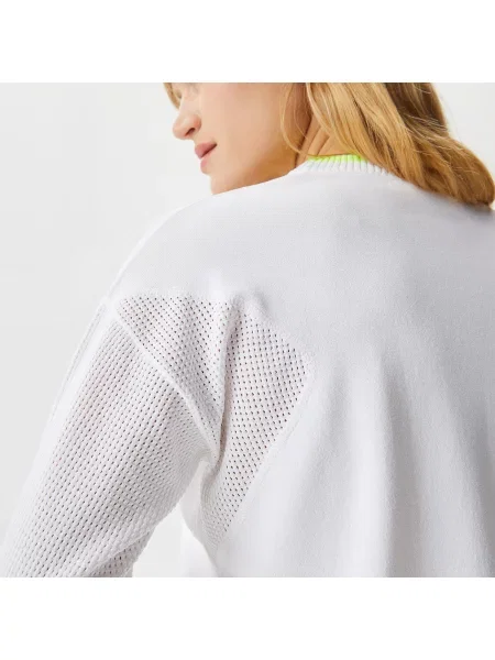 Lacoste Swetry Lacoste biały