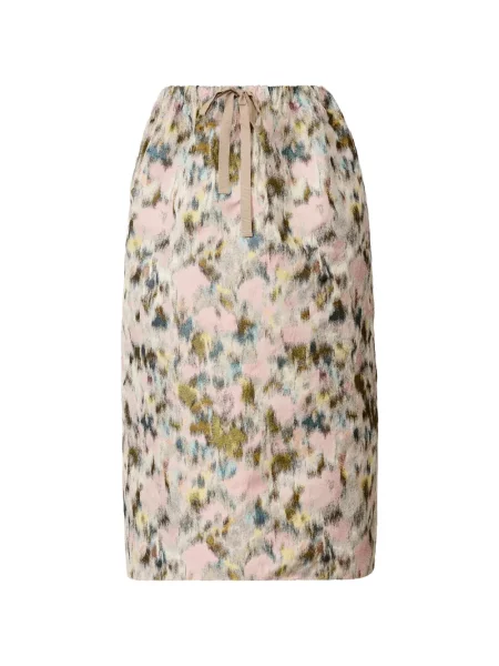 Fustă Fabiana Filippi cu model floral cu imagine cu legături roz