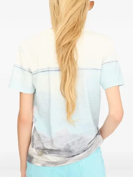Tricou Chloé cu imagine albastru