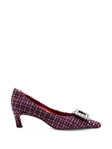 Bouclé pantofi cu toc Festa Milano violet