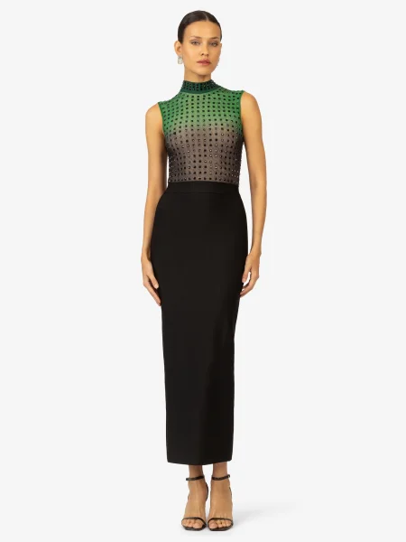 Kraimod Rochie mulate bej / verde negru
