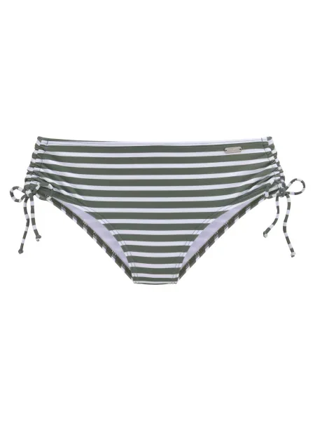 VENICE BEACH Slip costum de baie verde pin alb