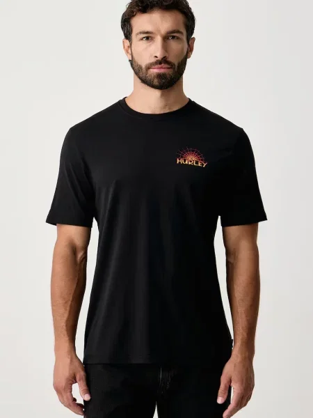 Hurley T-shirt Printing Press Forest czarna
