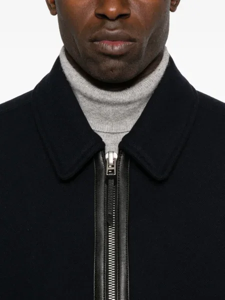 Geanta de piele Tom Ford albastru