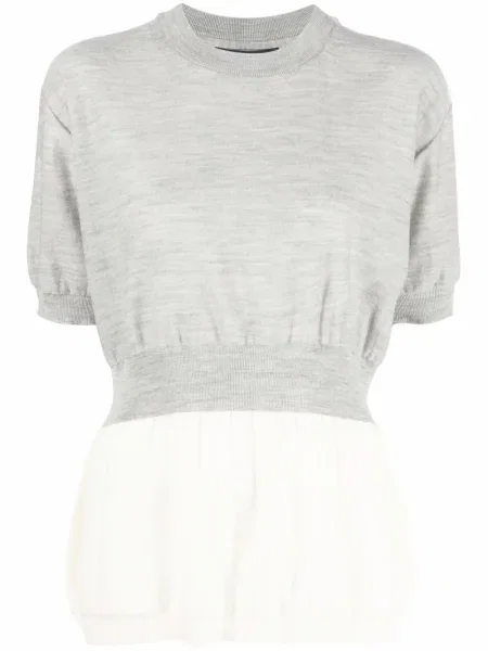 Tricou Sofie D'hoore de lână gri