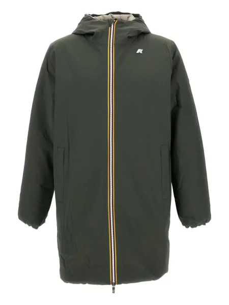 Reversibil palton K-way verde
