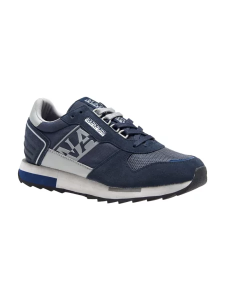 Sneakersy Napapijri zamszowe niebieskie