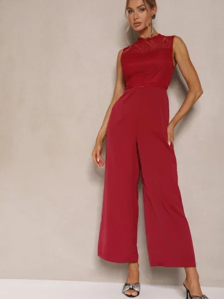 Salopetă Naliena bordo