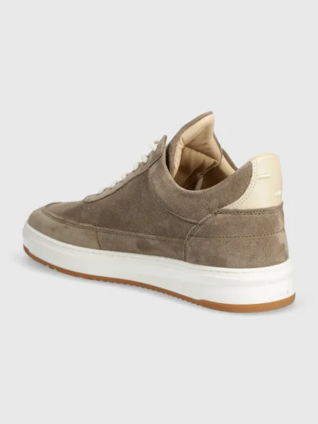Semišové tenisky Filling Pieces Low Top Ripple Suede béžové