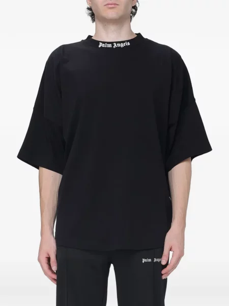 Tricou Palm Angels cu imagine negru