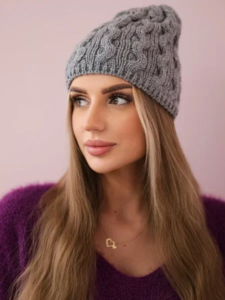 Șapcă Kesi din fleece gri