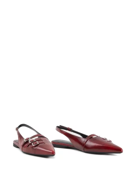 Balerini Vagabond cu cataramă slingback roșu