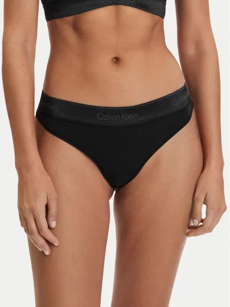 Calvin Klein Underwear Chilot tanga negru