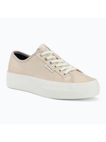 Încălțăminte pentru femei Calvin Klein Vulc Flatf Laceup Ripst whisper pink/key largo roz