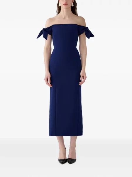 Rochie midi Carolina Herrera albastru