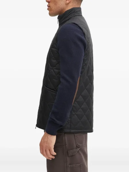Matlasat vestă Barbour negru