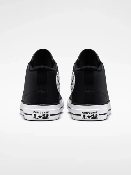 Converse Chuck Taylor All Star Malden Street MID férfi bőr tornacipők fekete