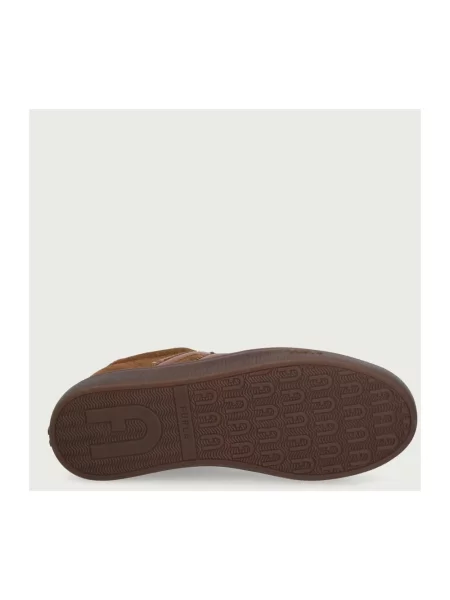 Sneakersy Furla skórzane brązowe