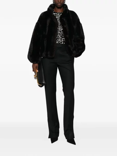 Pantaloni Sportmax fără toc negru