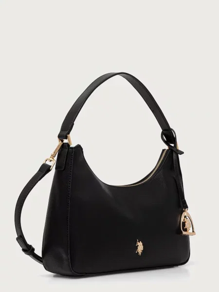 U.S. Polo Assn. geantă crossbody pentru femei cu imitație de piele JONES negru